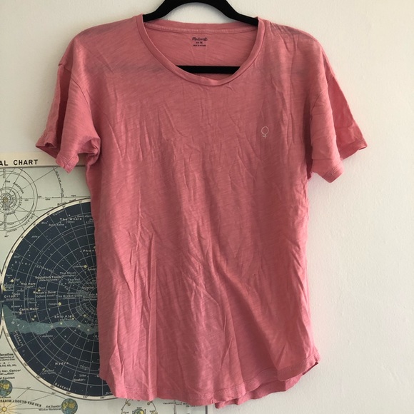 Madewell Tops - MADEWELL pink tee female symbol
